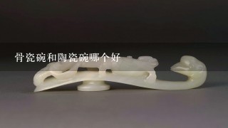 骨瓷碗和陶瓷碗哪个好