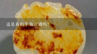 这是真的牛角3通吗？