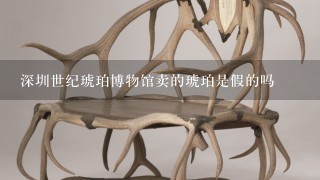 深圳世纪琥珀博物馆卖的琥珀是假的吗