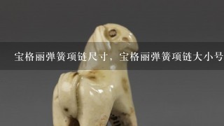 宝格丽弹簧项链尺寸，宝格丽弹簧项链大小号对比