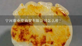 宁河歌业堂商贸有限公司怎么样？