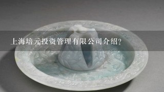 上海培元投资管理有限公司介绍？