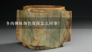 多肉佛珠颜色变深怎么回事？