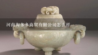 河南淘多多商贸有限公司怎么样